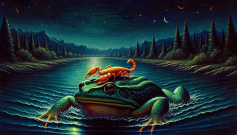  The Scorpion and the Frog：A Timeless Fable Exploring Trust and Deception!